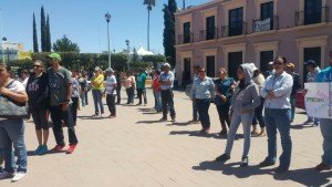 Manifestación maestros Vicente Guerrero