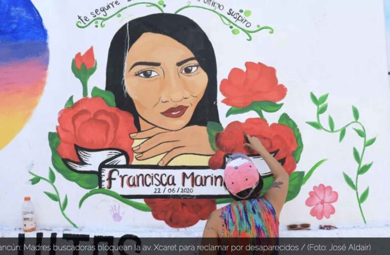 Cancún: Madres buscadoras bloquean la av. Xcaret para reclamar por desaparecidos (Quintana Roo)