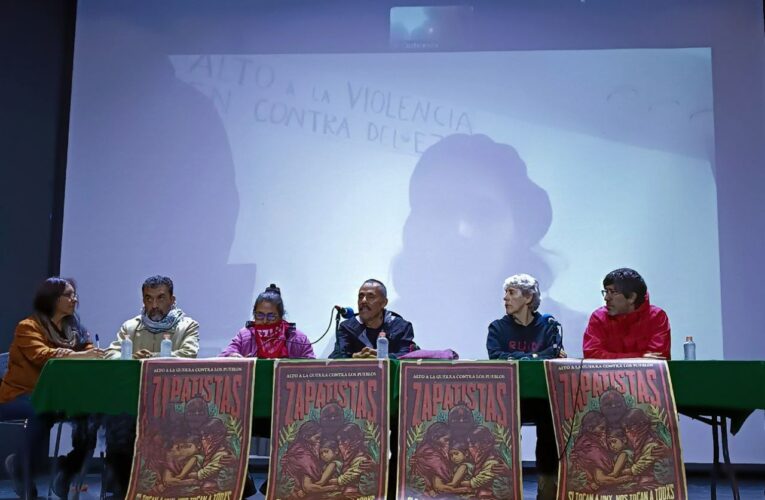 “Alto a la guerra en contra de las comunidades indígenas zapatistas” exigen artistas, intelectuales, organizaciones sociales y colectivos nacionales e internacionales.