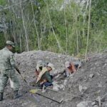 Bajo órdenes militares, el salvamento arqueológico en obras del Tren Maya