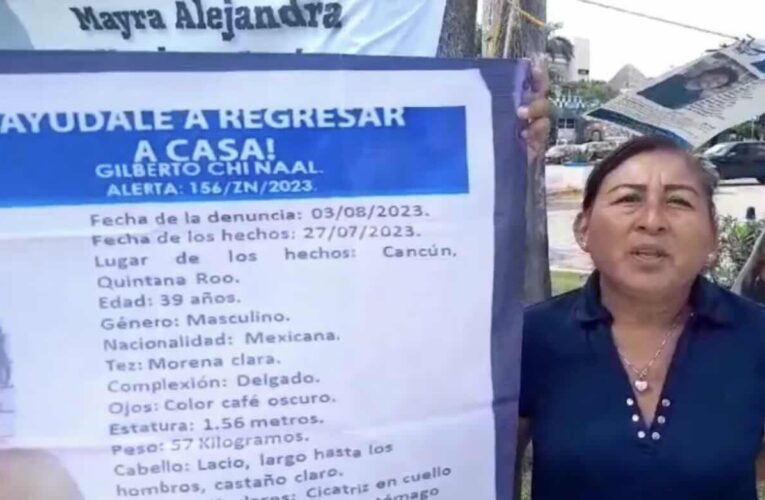 Madres buscadoras se plantan en palacio para exigir a fiscal Pedro Víveros que deje la simulación (Quintana Roo)