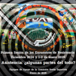 Ecos de la Primera Sesión de los Encuentros de Resistencia y Rebeldía. Diciembre 2024 y 1-2 de enero 2025. Asistencia: ¿algunas partes del todo?